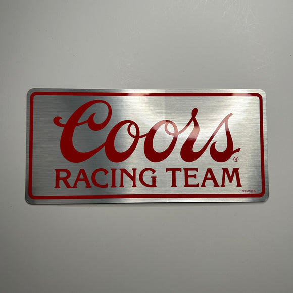 Original Coors Racing Team Decal