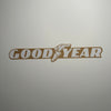 Original Goodyear White Decal