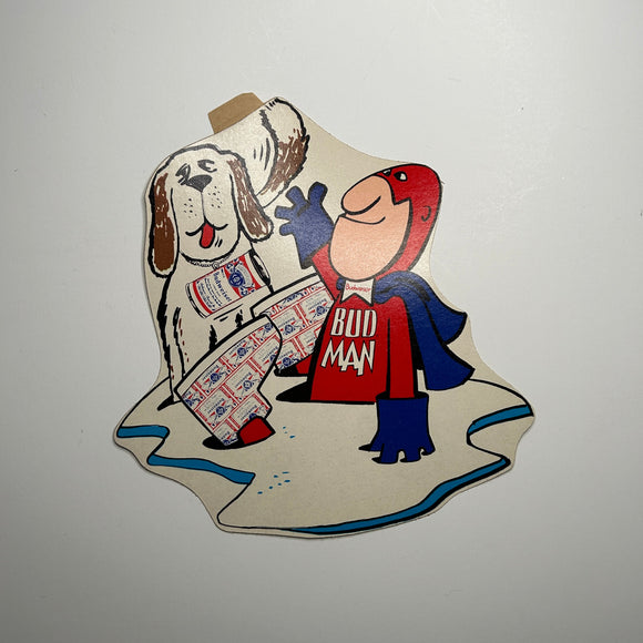 Original Bud Man Budweiser Dog Decal