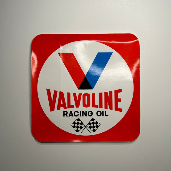 Original Valvoline Racing Oil Decal Square