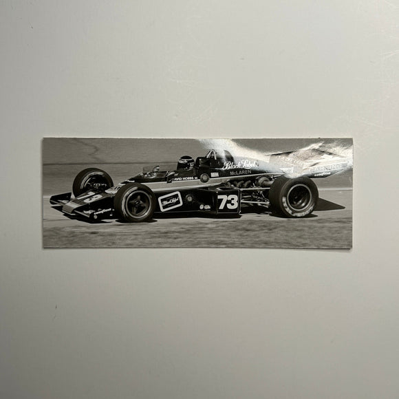 Original David Hobbs Black Label McLaren Decal