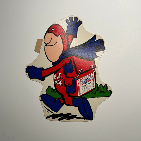 Original Bud Man Budweiser Backpack Decal