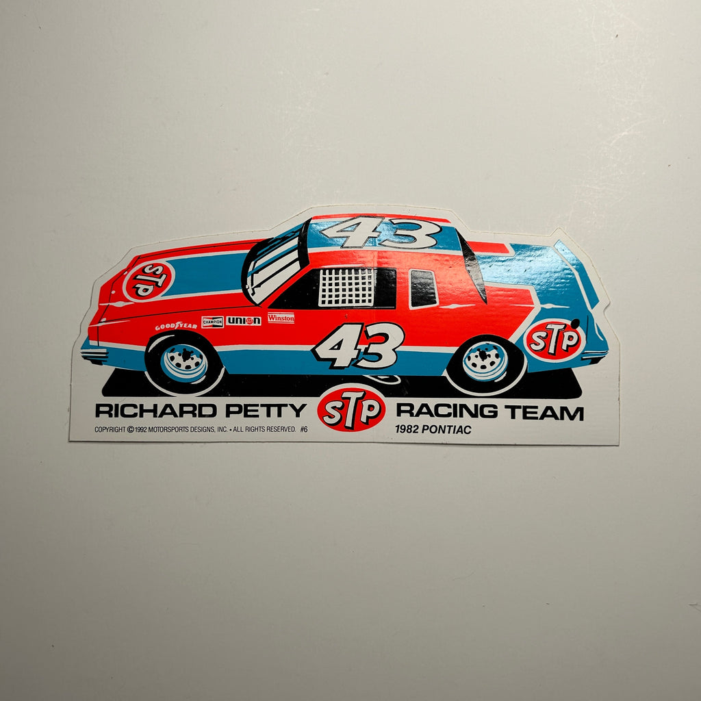 Original Richard Petty Racing Team Car STP Decal