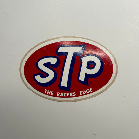 Original STP The Racing Edge Decal Oval