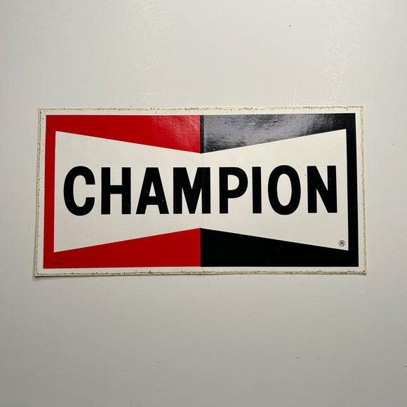 Original Champion Decal