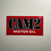 Original CAM2 Motor Oil Decal Square Corners