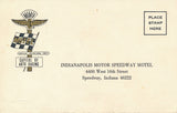 Indianapolis Motor Speedway Motel Reservation request post card