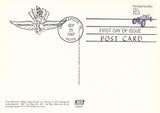 First Day Issue 1987 post card - Marmon Wasp 1911 first Indy winner, 1 stamp