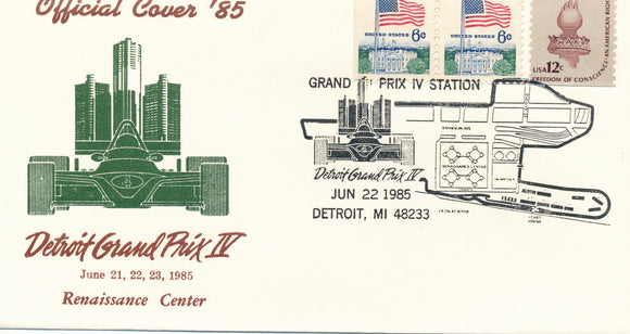 Grand Prix IV Postal Station Cancelation 1985