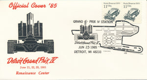 Grand Prix IV Postal Station Cancelation 1985