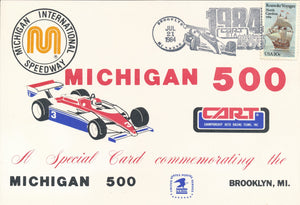 Michigan 500 Special Cancelation 1984 Brooklyn Michigan