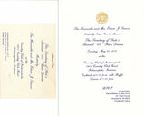 Invitation to Jim McElreath for the Indiana Secretary of State's Annual "500" Race Dinner, 1979