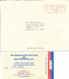 USAC invitation to the Indy 500 Luau, May 1987 sent to Terry Newton Vice President Sales Hoosier Racing Tires