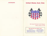 USAC 16th Annual National Awards Banquet, Jan 1972