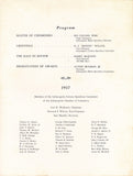 1957 Indianapolis 500 Victory Banquet Program - signed