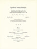 1960 Indianapolis 500 Victory Banquet Program