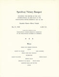 1960 Indianapolis 500 Victory Banquet Program