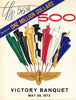 1972 Indianapolis 500 Victory Banquet Program