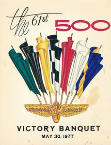 1977 Indianapolis 500 Victory Banquet Program