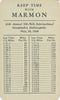 Timing Chart Indy Marmon 1928