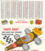 Timing Chart 2 1/2 Mile Track Indy Stroh's Beer Circa 1973
