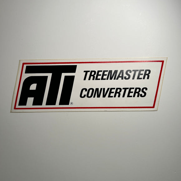 Original ATI Treemaster Converters Decal