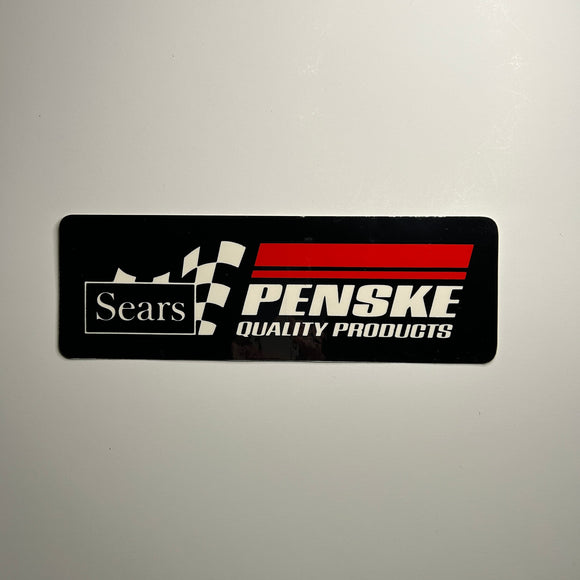 Original Sears Penske Quality Products Decal