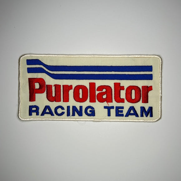 Original Purolator Racing Team Patch