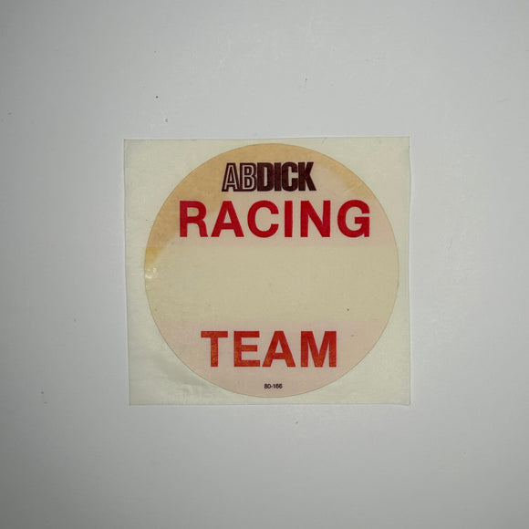 Original ABDICK Racing Team Decal