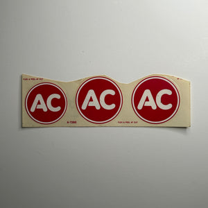 Original AC Decals Lot