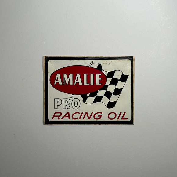 Original Amalie Pro Racing Oil Decal