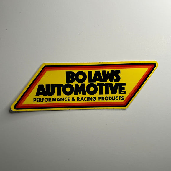 Original Bo Laws Automotive Performance & Racing Products Decal