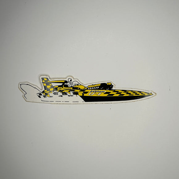 Original Bardahl Speed Boat Decal