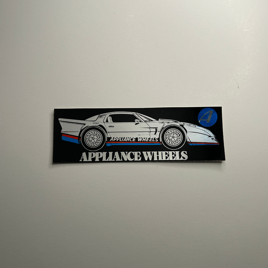 Original Appliance Wheels Metallic Decal