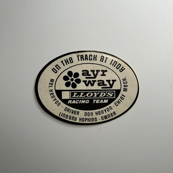 Original Ayr Way Lloyd's Racing Team Decal