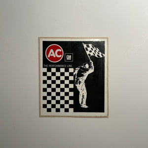 Original AC The Performance Line Decal