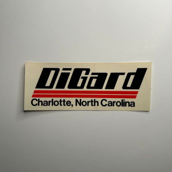 Original DiGard Charlotte, North Carolina Decal