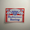 Original Budweiser Racing Decal