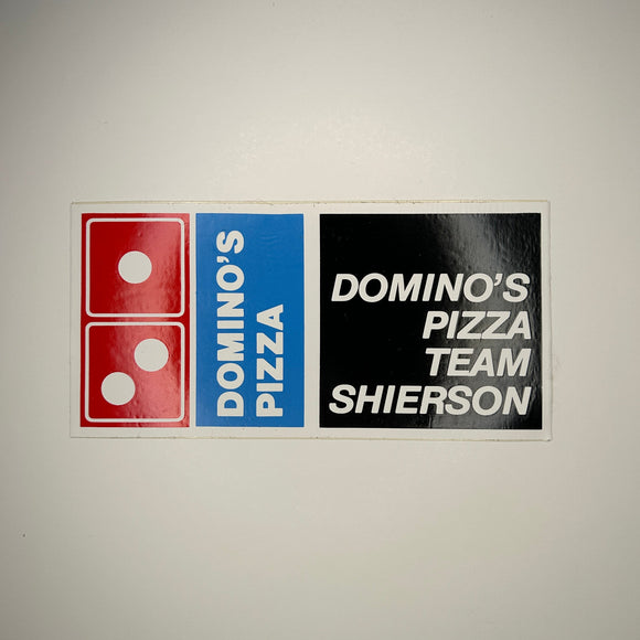 Original Domino's Pizza Team Shierson Decal