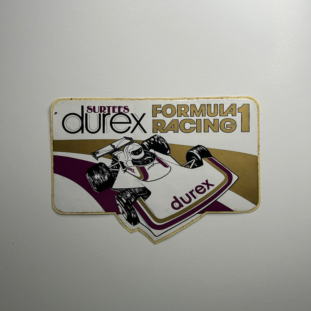 Original Formula 1 Racing Surtees Durex Decal