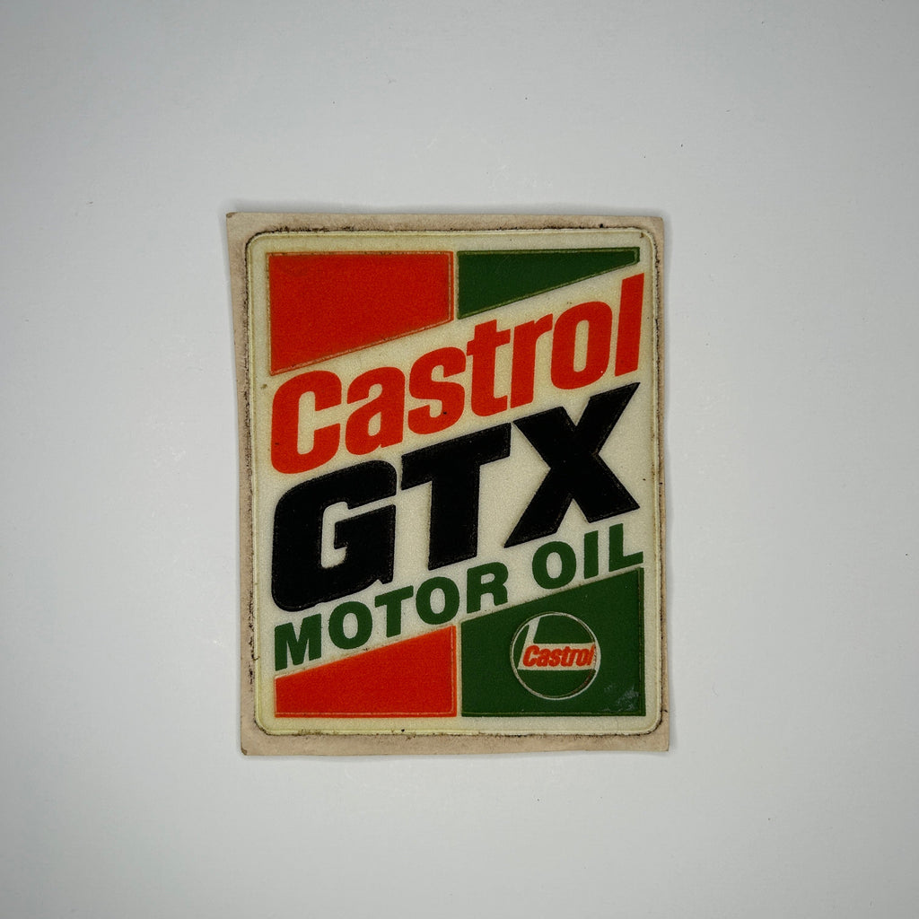 Original Castrol GTX Motor Oil 3D/Raised/Textured Decal