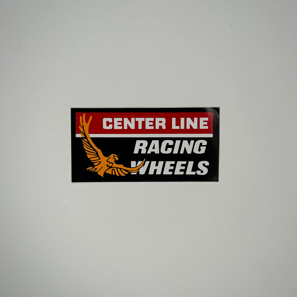 Original Center Line Racing Wheels Decal