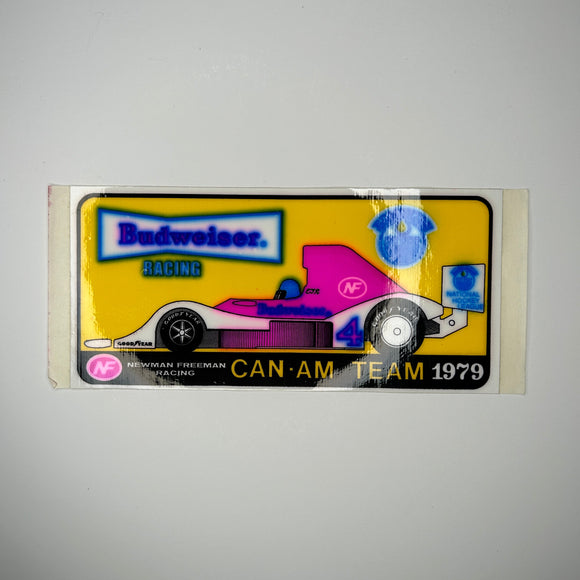 Original CAN-AM Team 1979 Budweiser Decal