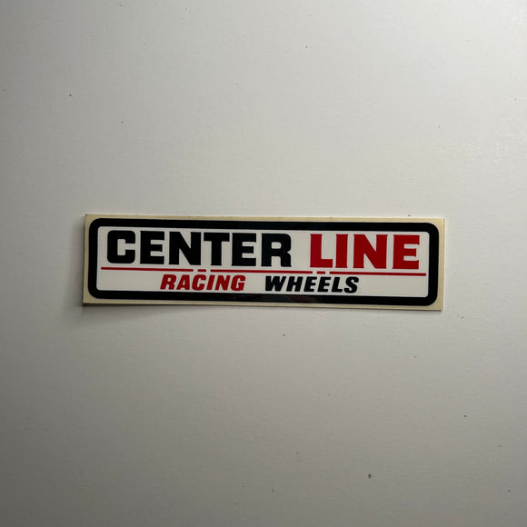 Original Center Line Racing Wheels Decal