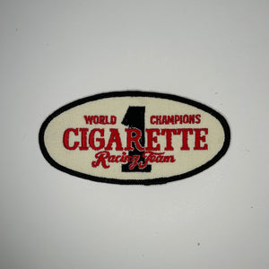 Original 1 World Champions Cigarette Racing Team Patch