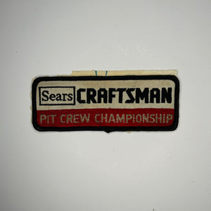 Original Sears Craftsman Pit Crew Championship Patch