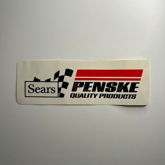 Original Sears Penske Quality Products Decal