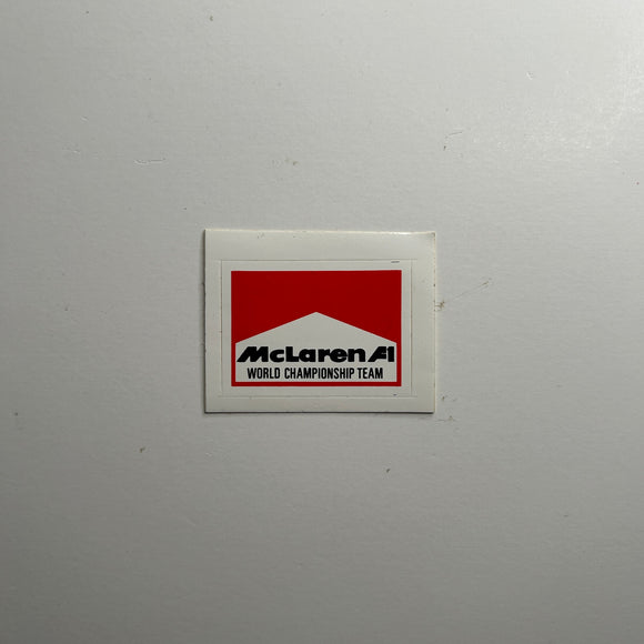 Original McLaren F1 World Championship Team Decal