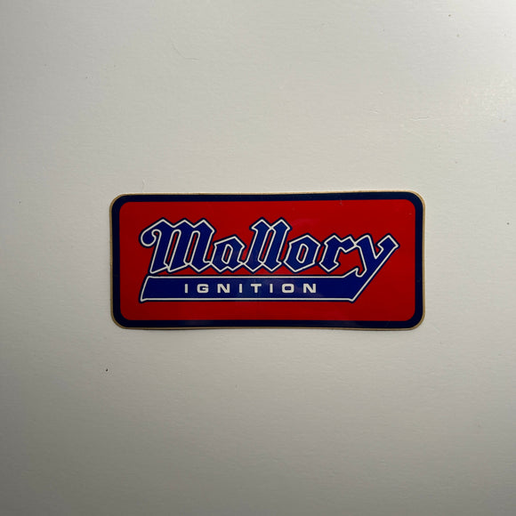 Original Mallory Ignition Decal