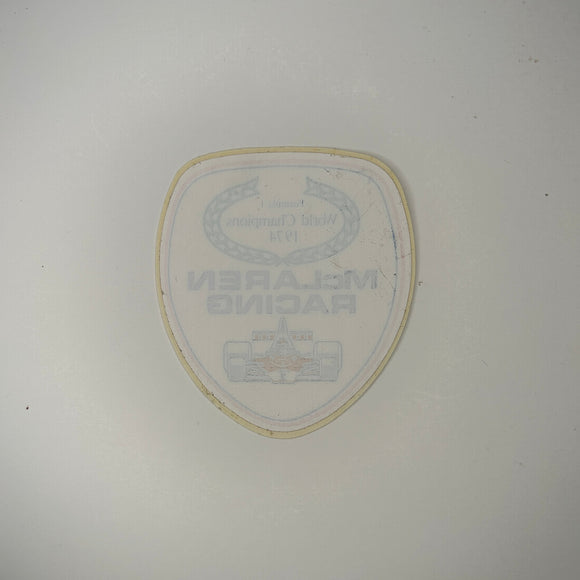 Original McClaren Racing Decal